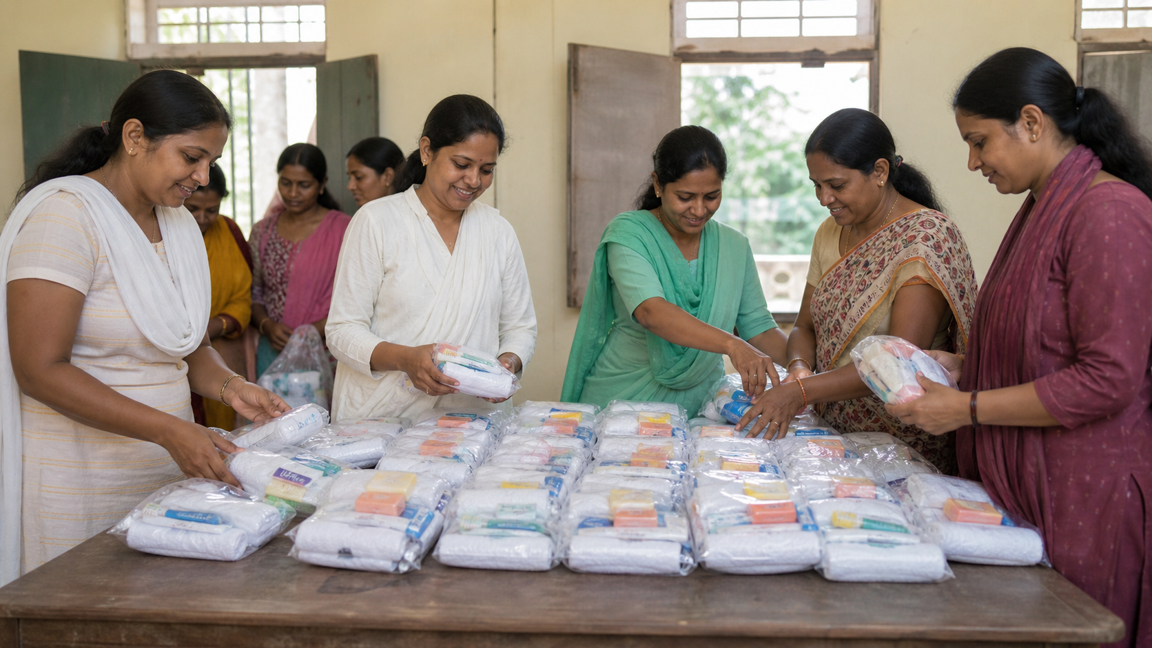 Support Hygiene Kit Distribution